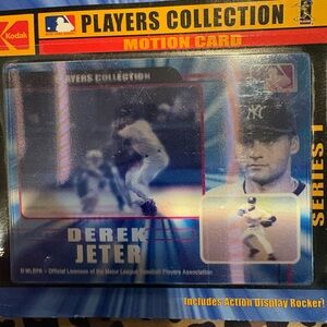 Yankees Vintage Kodak MLB Derek Jeter Motion Card with brand new vintage 00’s